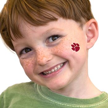 4 Maroon Paws Tattoos - Image 2