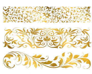 Adorable Golden Tattoos