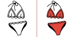 Anti-Burn Temporary Tattoo - Bikini - Image 2
