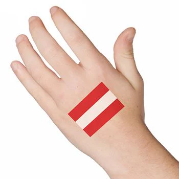 Austria Flag Tattoo - Image 2