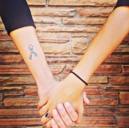 Autism Awareness Ribbon Tattoo - Image 3