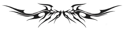 Back In Black Tribal Tattoo