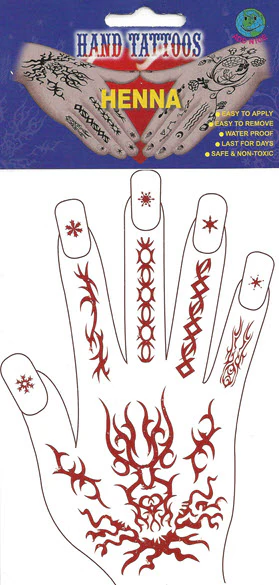 Baraka Left Hand Henna Tattoo - Image 2