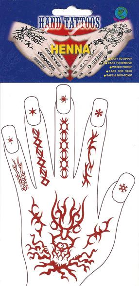 Baraka Right Hand Henna Tattoo - Image 2