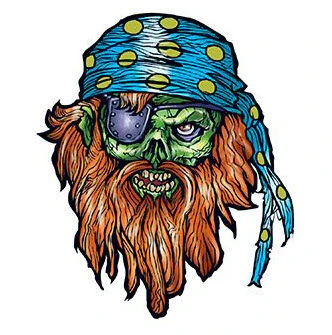 Bearded Pirate Tattoo