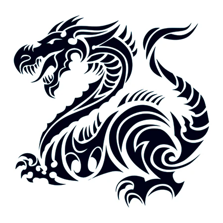 Black Dragon Tattoo
