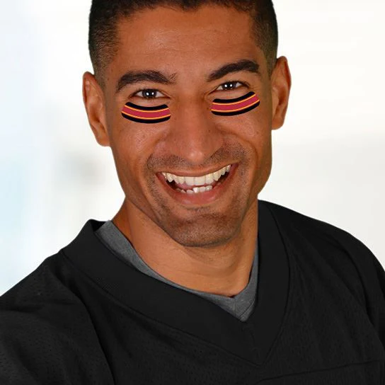 Black, Orange & Red Eye Black Tattoo - Image 2