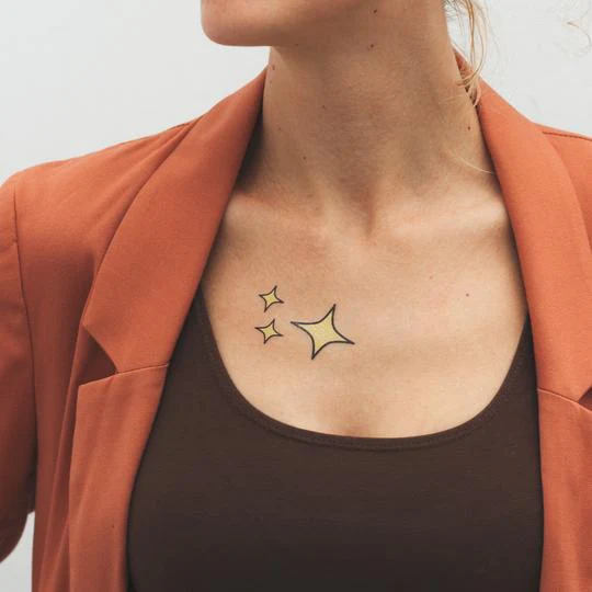 Bling Stars Tattoo - Tattoonie - Image 5