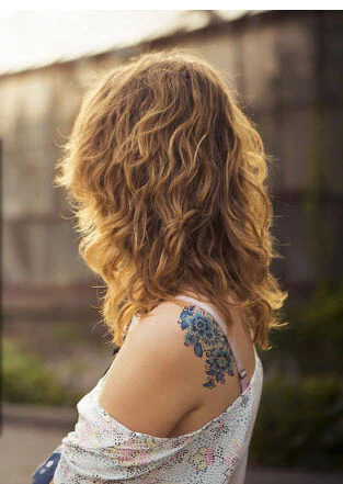 Blue Flower Temptation Tattoo - Image 3
