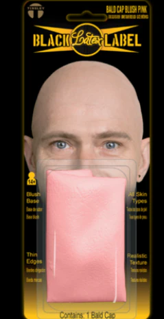Blush Pink Bald Cap  - Tinsley Transfers