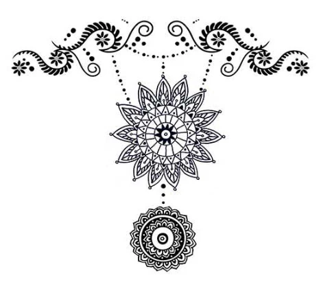 Bohemian Foot Jewelry Tattoo