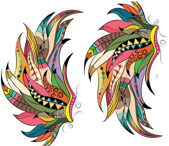 Boho Wings Tattoo
