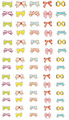 Bright Bows Nail Tattoos (70 Tattoos)