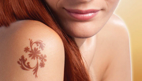 Brown Temporary Tattoo Spray + 3 Stencils - Image 3