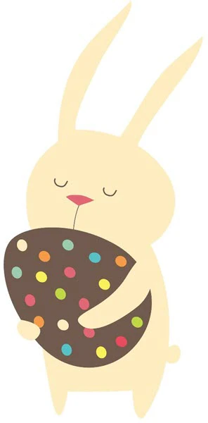 Bunny with Easter Egg Tattoo