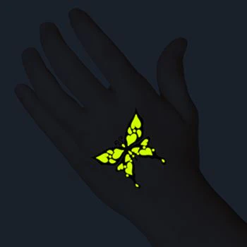 Butterfly - Glow Tattoo - Image 3