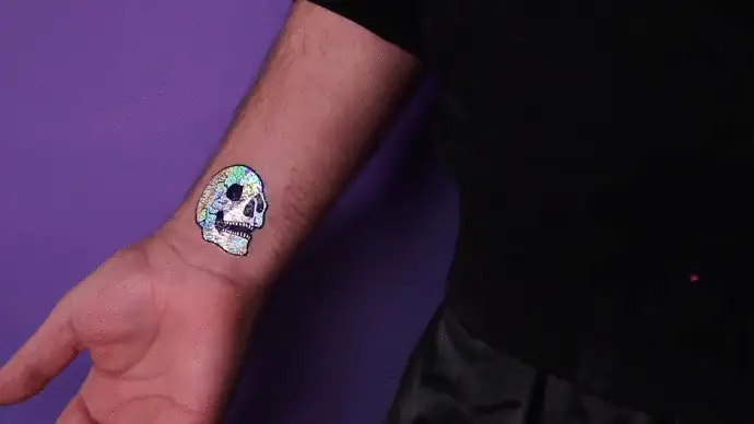 Calavera - Holographic Tattoonie - Image 4