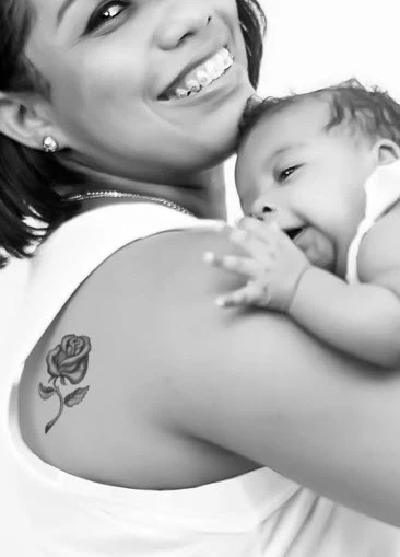 Classic Black Rose Tattoo - Image 2