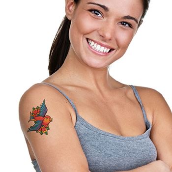 Classic Vintage Bird Tattoo - Image 2