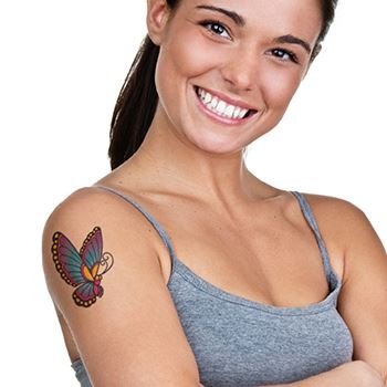 Classic Vintage Butterfly Tattoo - Image 2
