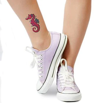 Classic Vintage Seahorse Tattoo - Image 2