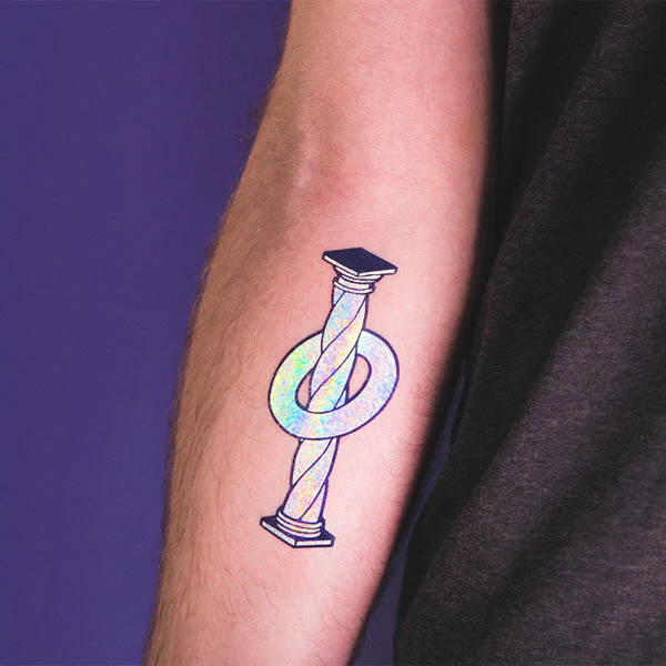 Column Ring - Holographic Tattoonie - Image 2