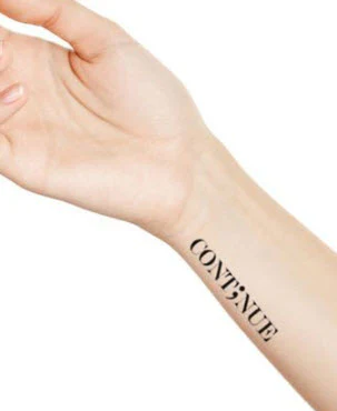Continue Semicolon Tattoo (3 Tattoos) - Image 2