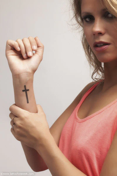 Cool Cross Tattoo - Image 3