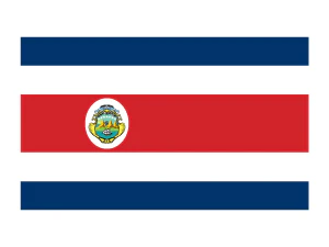 Costa Rica Flag Tattoo