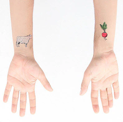 Cow vs Radish - Tattoonie - Image 3