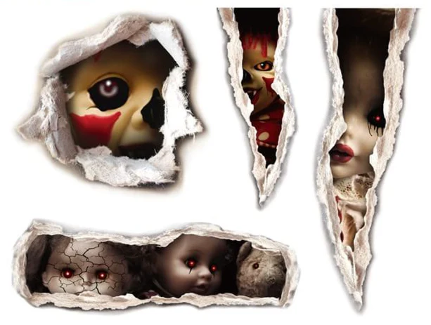 Creepy Dolls Halloween Tattoos