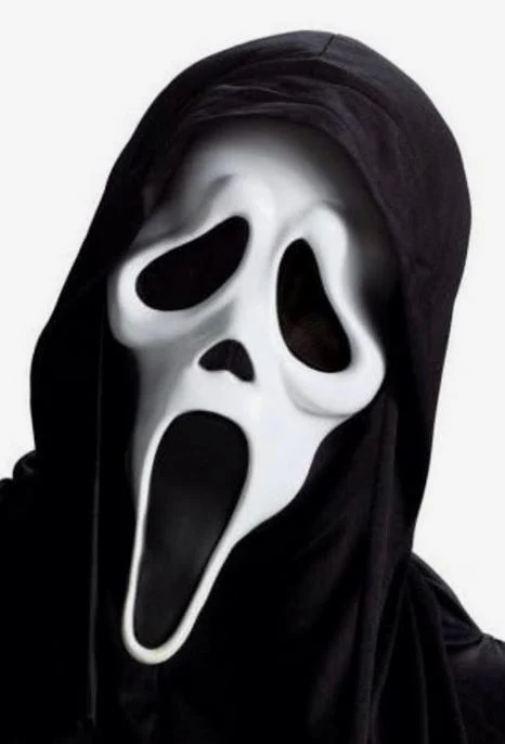 Creepy Mask - Temporary Tattoo Halloween