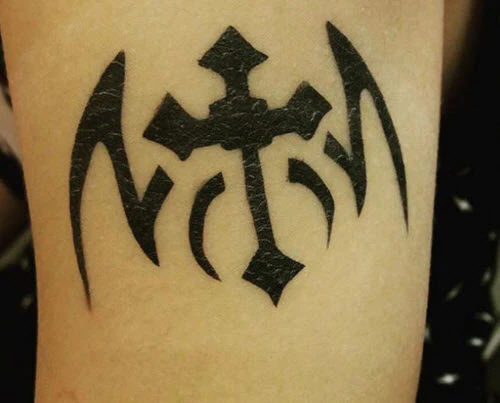 Cross Tattoo Stencil Stargazer - Image 2