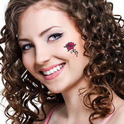 Curly Rose Tattoo - Image 2