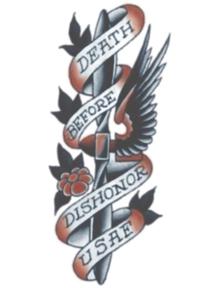 Death Before Dishonor USAF Tattoo