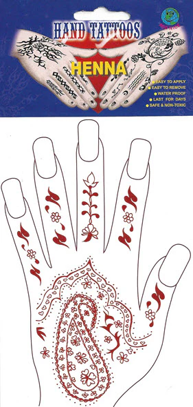 Diwali Right Hand Henna Tattoo - Image 2