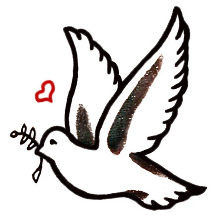 Dove Of Love - Jessica Biel Tattoo