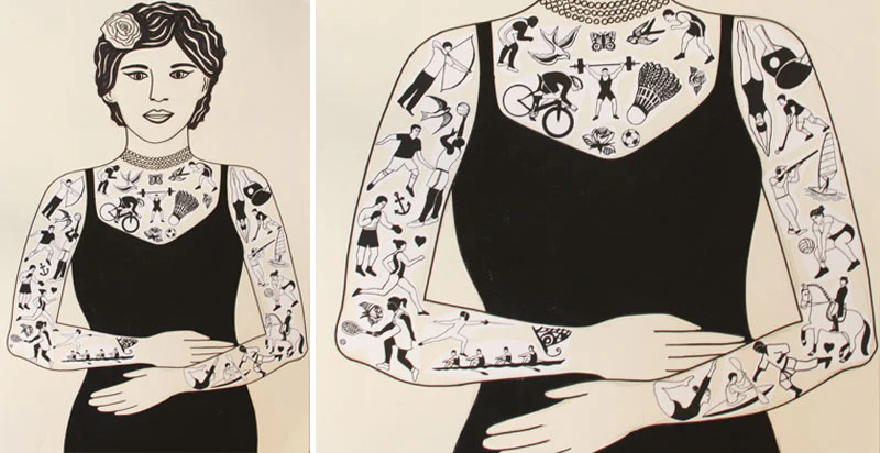 Dressage Ping Pong - Lydia Leith (4 Tattoos) - Image 2