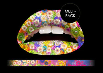 Electric Daisy Violent Lips (6 Lip Tattoo Sets) - Image 2