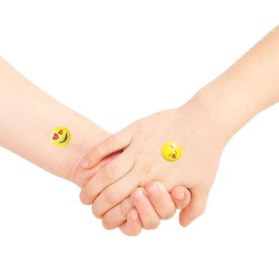 Emoji Emotions Tattoos (4 Tattoos) - Image 2