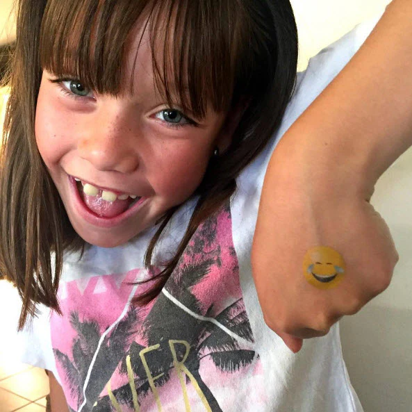 Emoji Emotions Tattoos (4 Tattoos) - Image 3