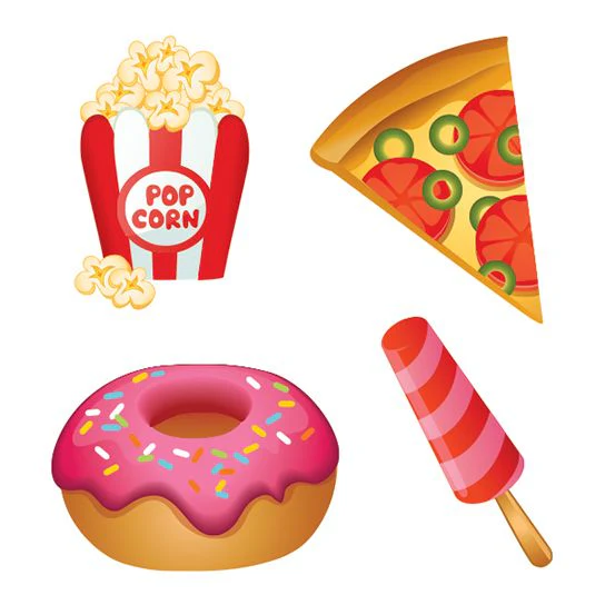Emoji Food Tattoo (4 Tattoos)