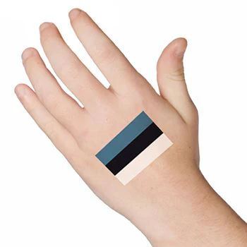 Estonia Flag Tattoo - Image 2