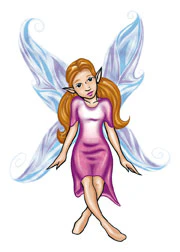Fairy Crossed Legs Tattoo