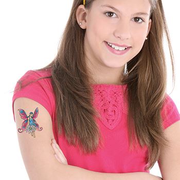 Fairy White Flower Tattoo - Image 2