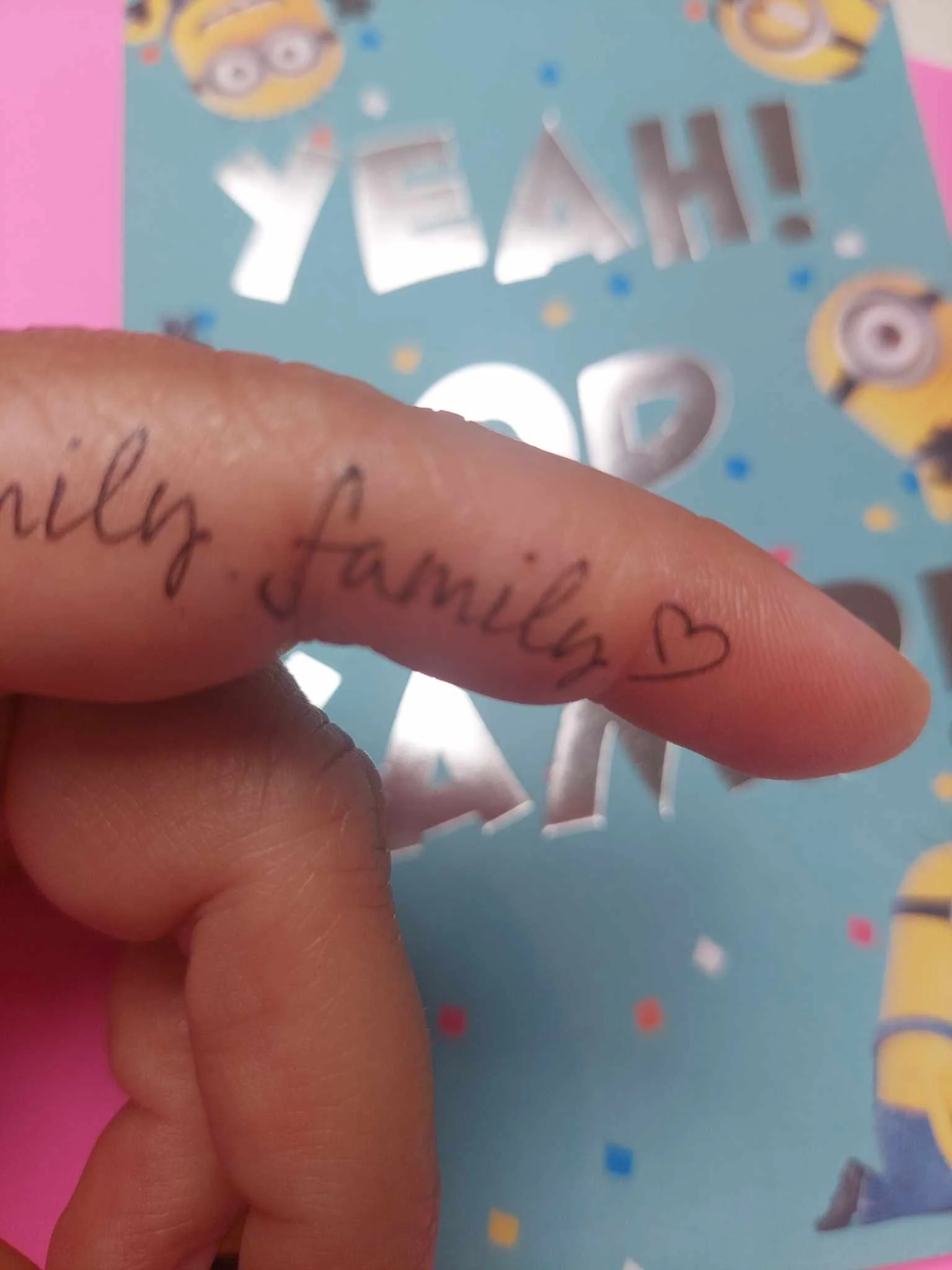 Family Love Temporary Tattoo - Image 3