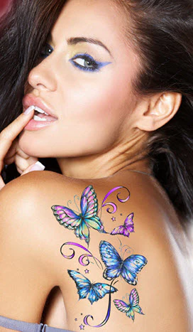 Fantasy Butterflies Tattoos - Image 2