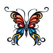 Fantasy Butterfly Small Tattoo