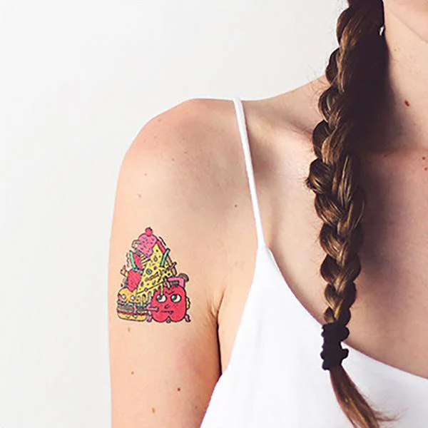 Fast Food Vs Fruits - Tattoonie - Image 2