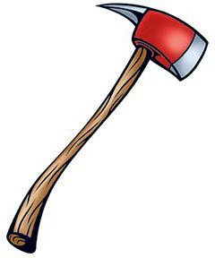 Fireman Axe Tattoo
